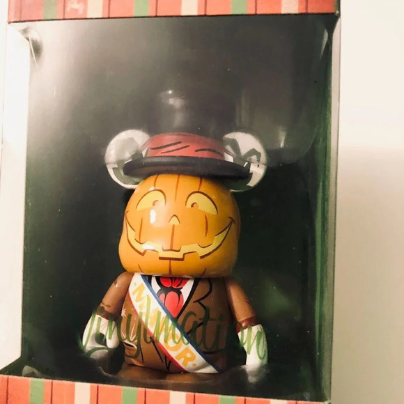 2013 Disney Halloween Mayor Scarecrow Vinylmation Pumpkin Figure - Picture 10 of 12